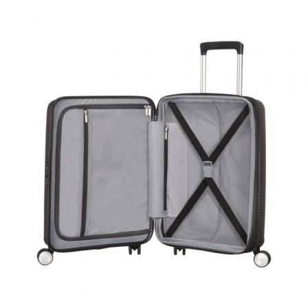 American Tourister Maleta de cabina Soundbox Spinner 55cm 55x40x20cm 4 ruedas Negro Bass American Tourister Maleta de cabina Soundbox Spinner 55cm 55x40x20cm 4 ruedas Negro Bass
